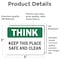 Signmission Safety Culture Sign, 5 in Width, Vinyl Decal, Rectangle OS-2PACK-TS-D-35-L-19621 - alternate 2